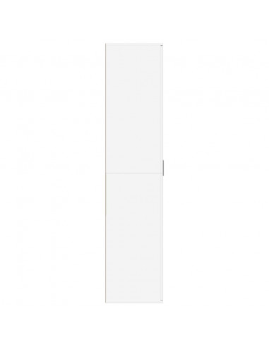 Scarpiera Bianca 80x39x178 cm in Legno Multistrato