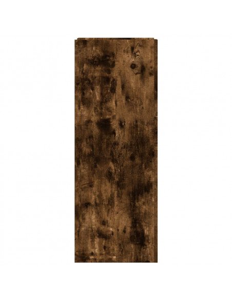 Scarpiera Rovere Fumo 52x37,5x100 cm in Legno Multistrato