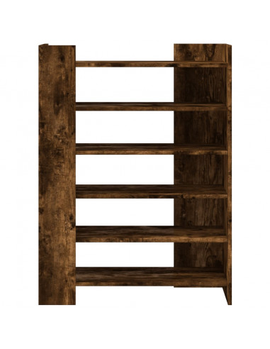 Scarpiera Rovere Fumo 74,5x37,5x100 cm in Legno Multistrato