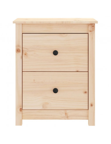 Comodino 50x35x61,5 cm in Legno Massello di Pino