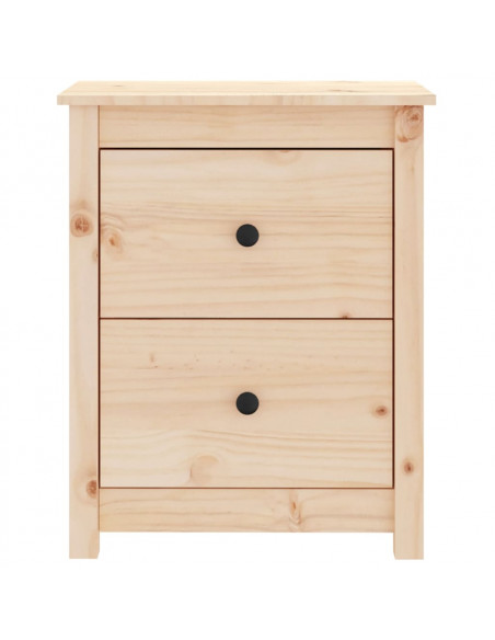 Comodino 50x35x61,5 cm in Legno Massello di Pino