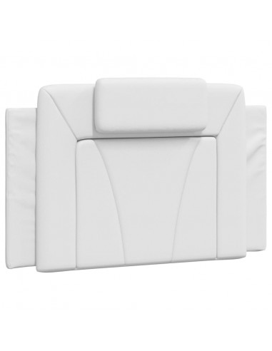 Letto con Materasso Bianco 90x200 cm in Similpelle