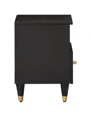 Comodini 2pz 40x33x46 cm in Legno Massello di Mango