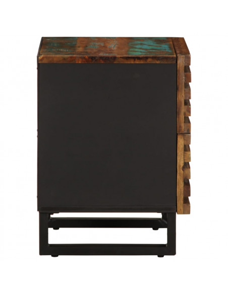 Comodino 40x34x46 cm in Legno Massello di Recupero