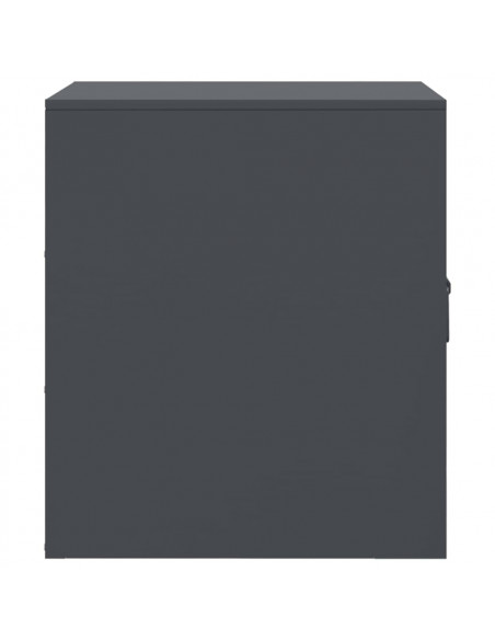 Comodini 2 pz Antracite 34,5x39x44 cm in Acciaio