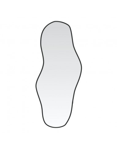 Specchio da Parete Nero 70x30 cm