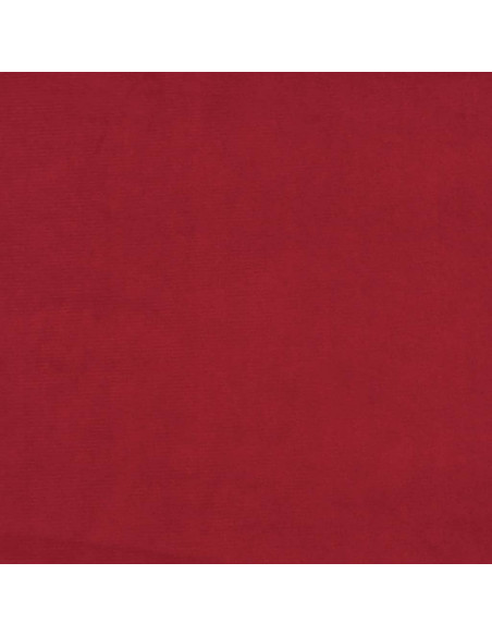 Poggiapiedi Roso Vino 45x29,5x35 cm in Velluto