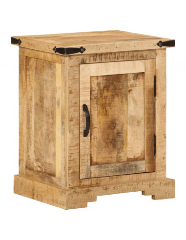 Comodino 40x35x50 cm in Legno Massello di Mango