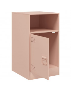 Comodino Rosa 34,5x39x62 cm in Acciaio 2