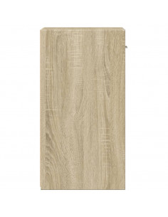Comodini 2 pz Rovere Sonoma 35x34x65 cm in Legno Multistrato 2