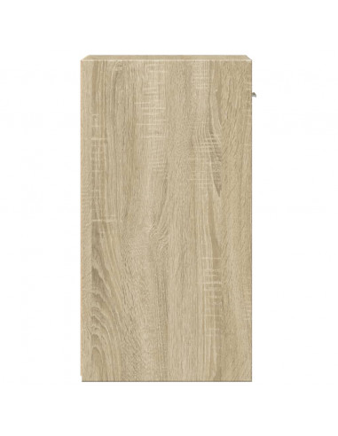 Comodini 2 pz Rovere Sonoma 35x34x65 cm in Legno Multistrato