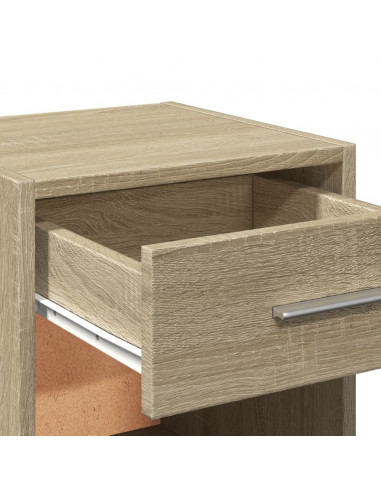 Comodini 2 pz Rovere Sonoma 35x34x65 cm in Legno Multistrato