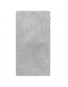 Comodini 2 pz Grigio Cemento 35x34x65 cm in Legno Multistrato 2