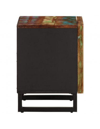 Comodino 40x34x46 cm in Legno Massello di Recupero