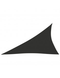 Parasole a Vela Oxford Triangolare 4x5x6,4 m Antracite 2