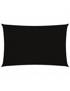 Parasole a Vela Oxford Rettangolare 4x7 m Nero 2