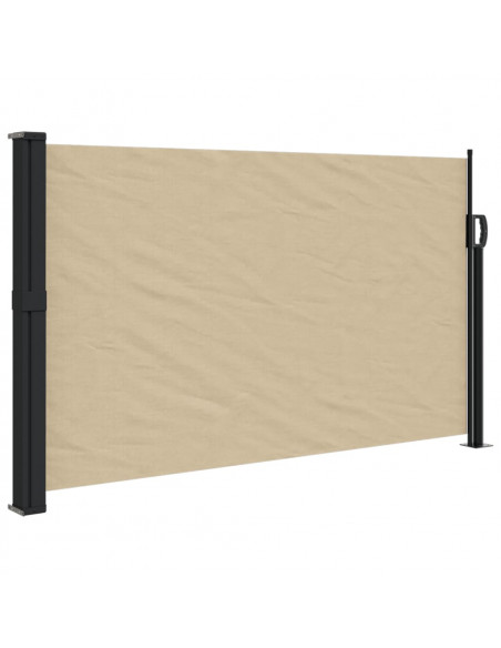 Tenda da Sole Laterale Retrattile Beige 120x300 cm