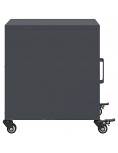 Comodini 2 pz Antracite 36x39x43,5 cm in Acciaio 2