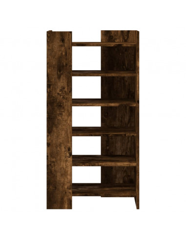 Scarpiera Rovere Fumo 52x37,5x100 cm in Legno Multistrato