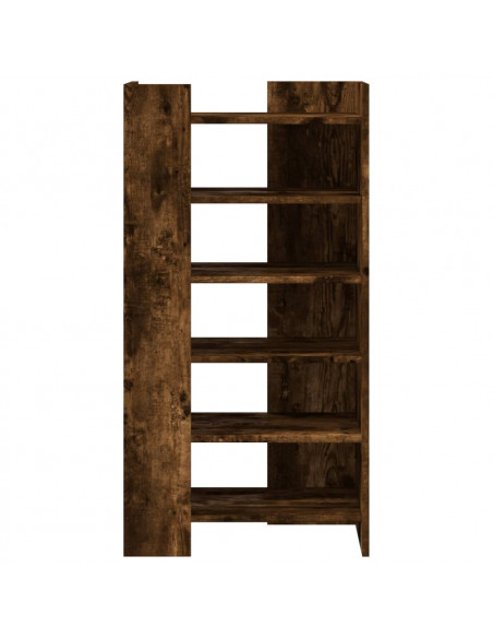 Scarpiera Rovere Fumo 52x37,5x100 cm in Legno Multistrato