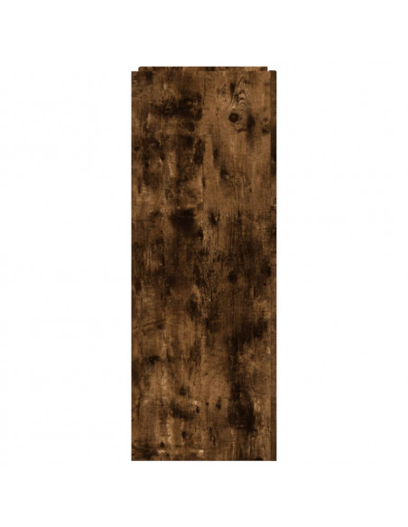 Scarpiera Rovere Fumo 52x37,5x100 cm in Legno Multistrato
