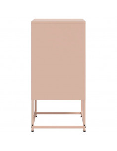 Comodini 2 pz Rosa 36x39x78 cm in Acciaio 2