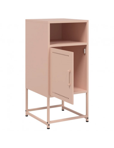 Comodini 2 pz Rosa 36x39x78 cm in Acciaio