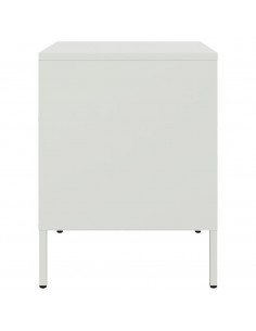 Comodini 2 pz Bianchi 36x39x50,5 cm in Acciaio 2