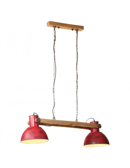 Lampada Pensile 25 W Rosso Anticato 85x28x109 cm E27