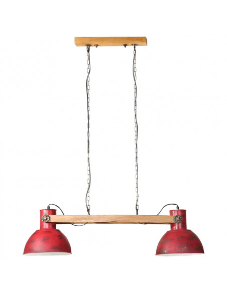 Lampada Pensile 25 W Rosso Anticato 85x28x109 cm E27