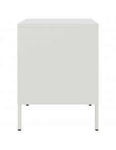 Comodini 2 pz Bianchi 36x39x50,5 cm in Acciaio 2