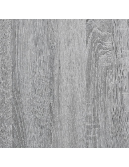 Comodino Grigio Sonoma 40x40x55 cm in Legno Multistrato