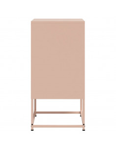 Comodino Rosa 36x39x78 cm in Acciaio 2