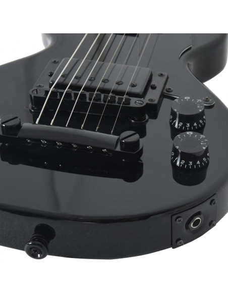 Chitarra Elettrica per Bambini con Custodia Nera 3/4 30"
