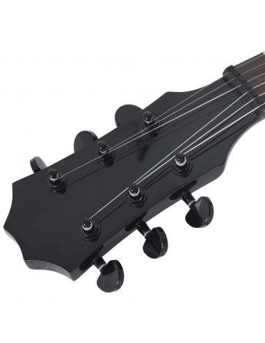 Chitarra Elettrica per Bambini con Custodia Nera 3/4 30"