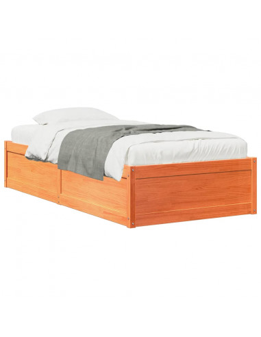 Giroletto Marrone Cera 75x190 cm in Legno Massello di Pino