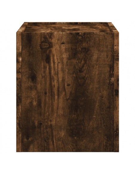 Comodino a Muro Rovere Fumo 45x30x35 cm