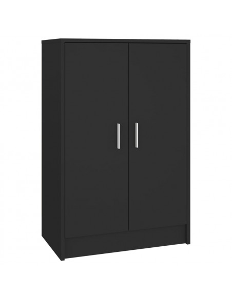 Scarpiera Nera 60x35x92 cm in Truciolato