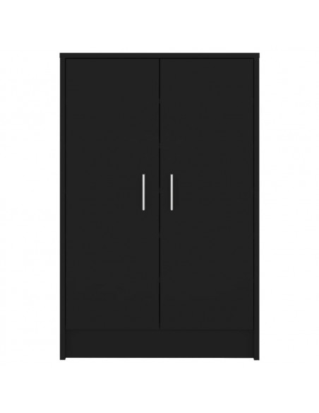 Scarpiera Nera 60x35x92 cm in Truciolato