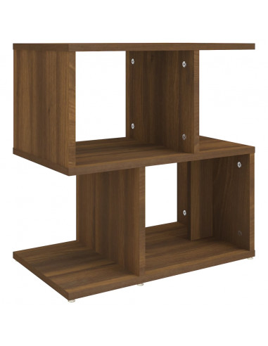 Comodini Rovere Marrone 2 pz 50x30x51,5 cm in Legno Multistrato