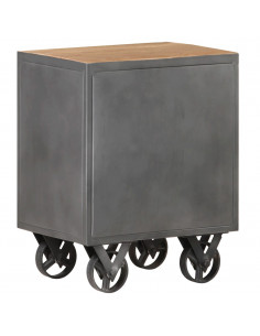 Comodino 40x30x51 cm in Legno Massello di Recupero 2