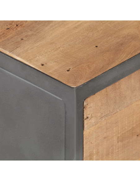 Comodino 40x30x51 cm in Legno Massello di Recupero