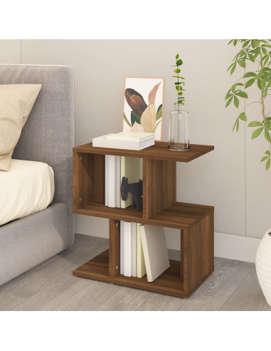 Comodino Rovere Marrone 50x30x51,5 cm in Legno Multistrato
