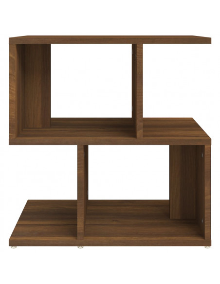 Comodino Rovere Marrone 50x30x51,5 cm in Legno Multistrato