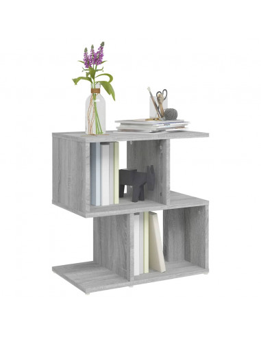 Comodino Grigio Sonoma 50x30x51,5 cm in Legno Multistrato