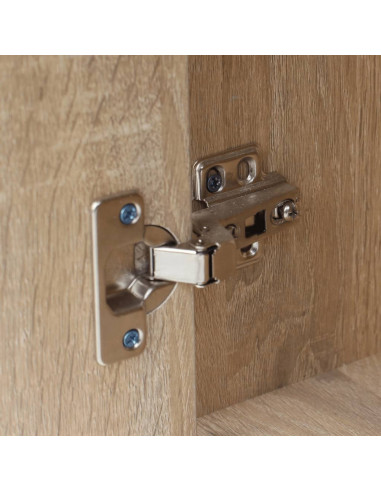 Panchina con Scarpiera Colore Rovere 80x24x45 cm