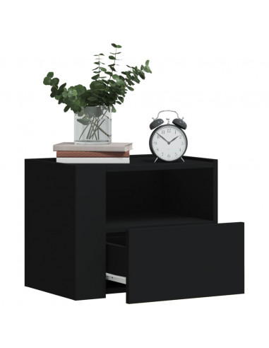 Comodini a Muro 2 pz Bianchi 45x30x35 cm