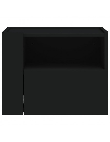Comodini a Muro 2 pz Bianchi 45x30x35 cm