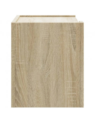 Comodino a Muro Rovere Sonoma 45x30x35 cm