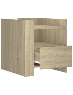 Comodino Rovere Sonoma 45x50x50 cm in Truciolato 2